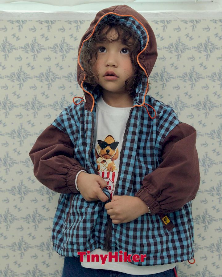 【予約】check hood jumper / tinyhiker (XS-XL)