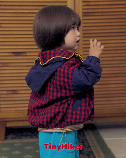 【予約】check hood jumper / tinyhiker (XS-XL)