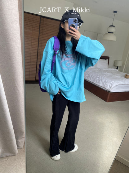 【予約】プリーツブーツカットパンツ / mikki (S-4XL/Adult)플리츠부츠컷팬츠
