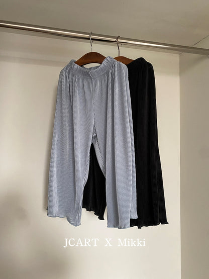 【予約】プリーツストレートパンツ / mikki (S-4XL/Adult)플리츠일자팬츠