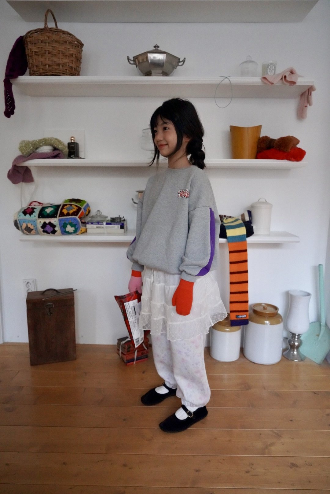 【予約】joy flower pants  / ramijini (S-JM)