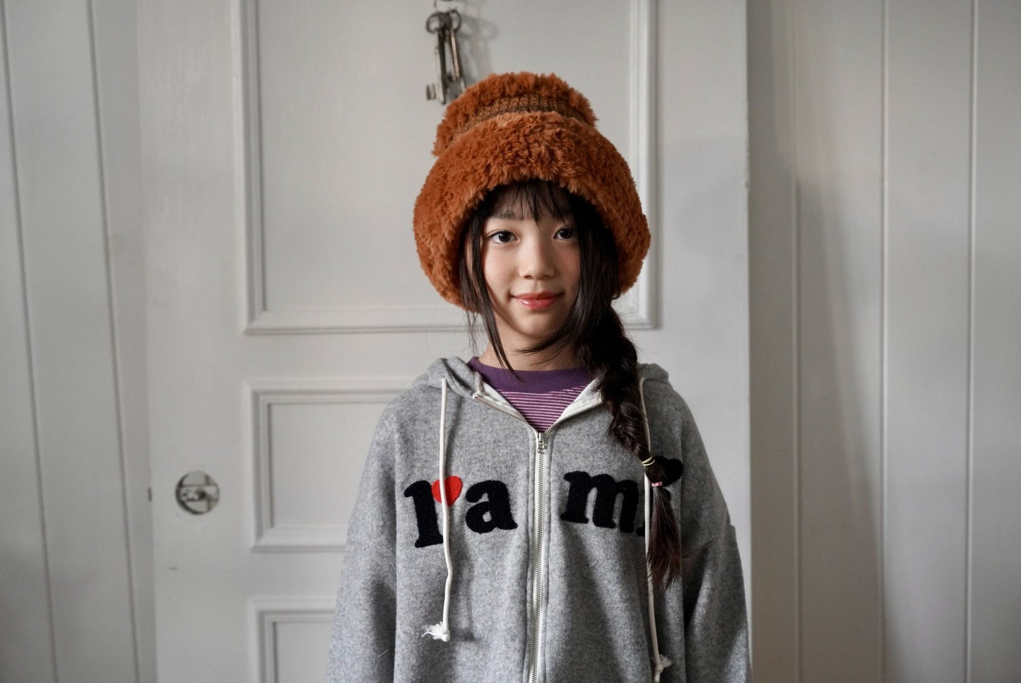 【予約】rami hood zip up / ramijini (S-JM)