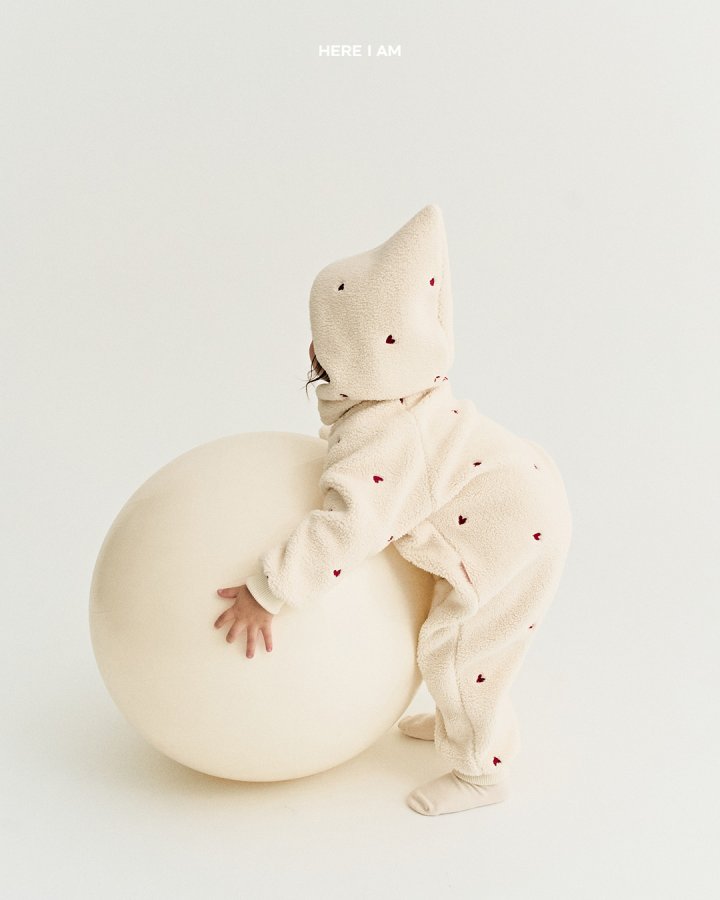 【予約】heart baby suit  / here i am 24