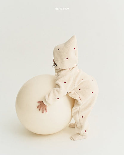【予約】heart baby suit  / here i am 24