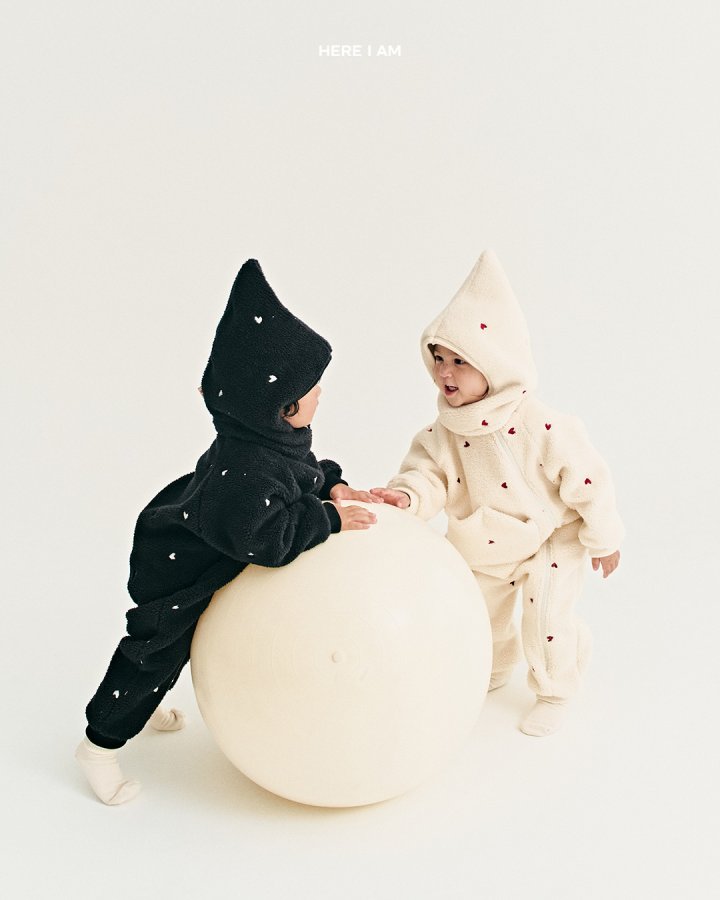 【予約】heart baby suit  / here i am 24