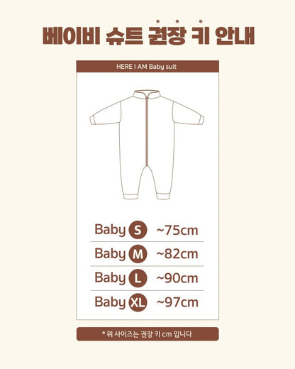 【予約】heart baby suit  / here i am 24
