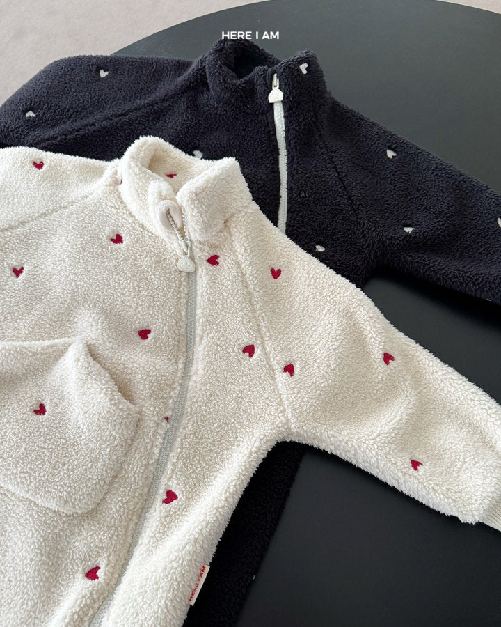 【予約】heart baby suit  / here i am 24