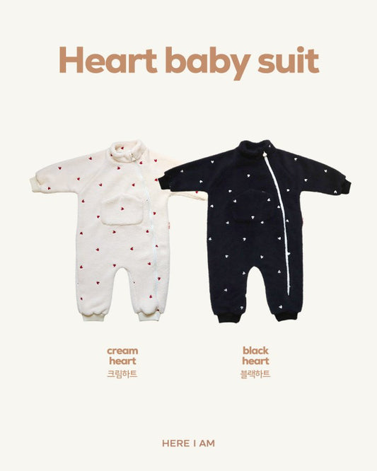 【予約】heart baby suit  / here i am 24