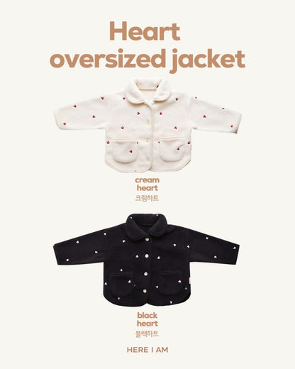 【予約】heart over fit jacket  / here i am 23
