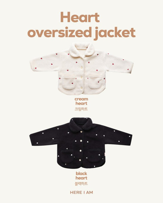 【予約】heart over fit jacket  / here i am 23