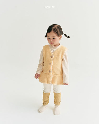 【予約】daisy frill vest  / here i am 18