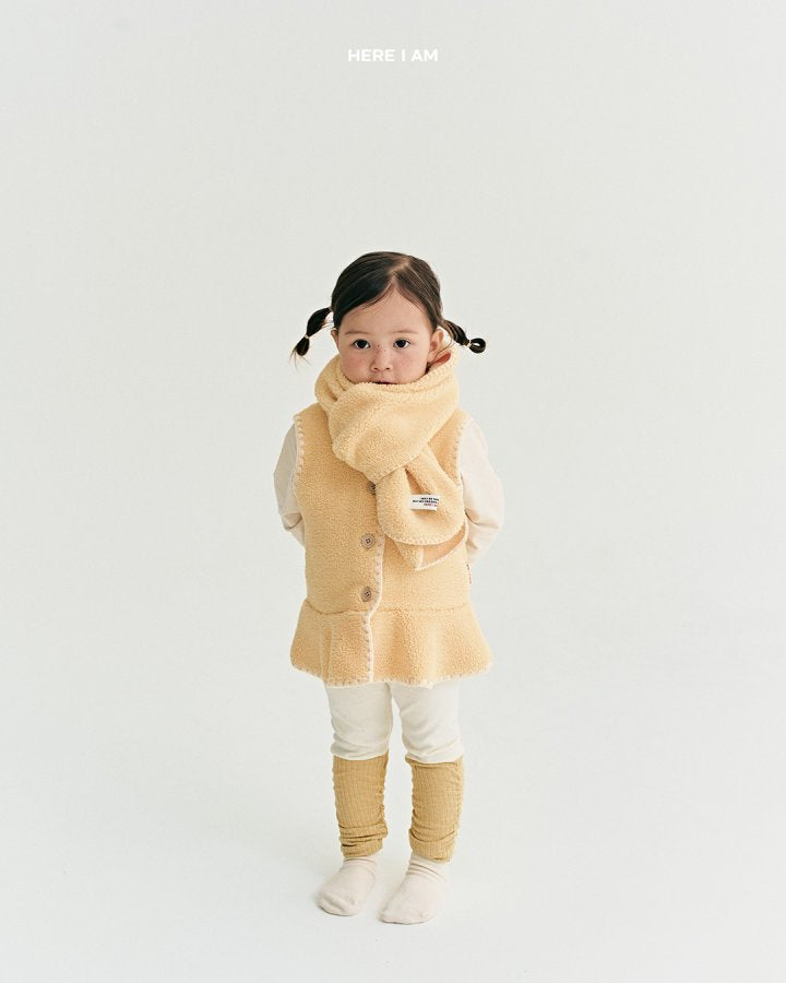 【予約】daisy frill vest  / here i am 18