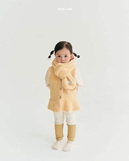 【予約】daisy frill vest  / here i am 18