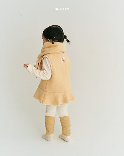 【予約】daisy frill vest  / here i am 18
