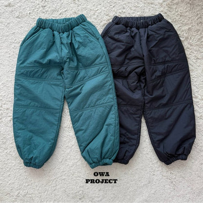 【予約】padding line pants / owa (S-JL)