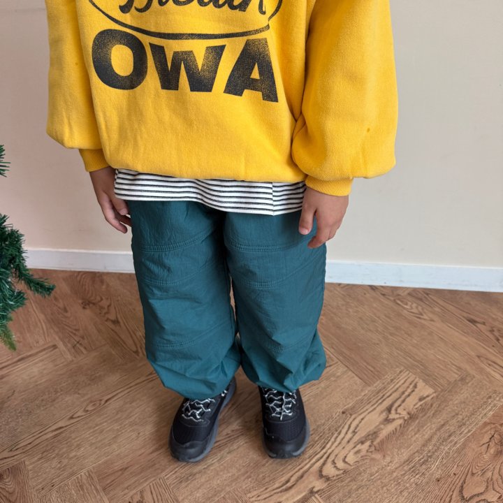 【予約】padding line pants / owa (S-JL)