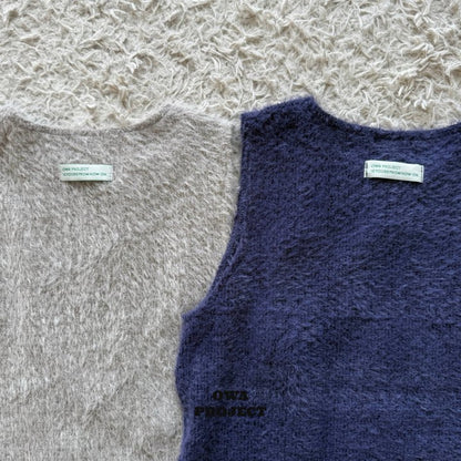 【予約】knit vest / owa (S-JS)