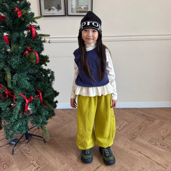 【予約】knit vest / owa (S-JS)