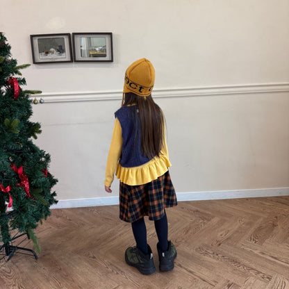 【予約】knit vest / owa (S-JS)