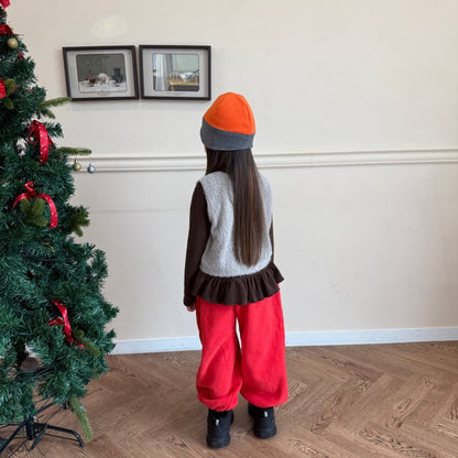 【予約】knit vest / owa (S-JS)