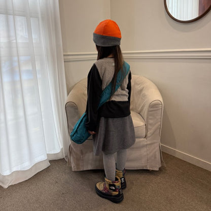 【予約】knit vest / owa (S-JS)