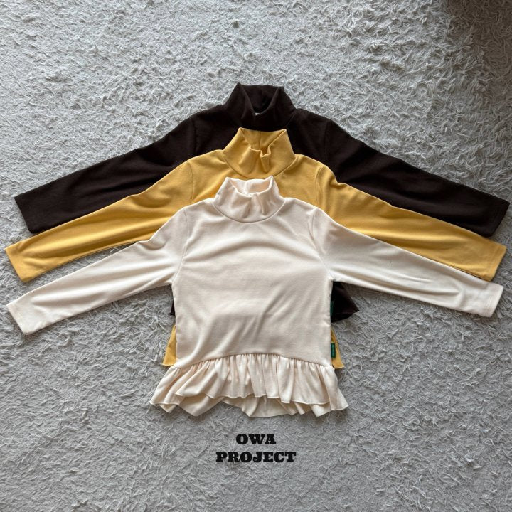 【予約】frill polo T / owa (S-JS)