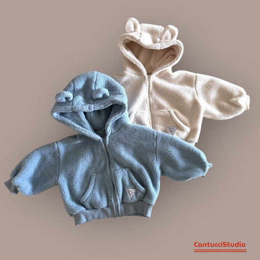 【予約】bear ear hood jumper  / cantucci studio (XS-XL)  귀도리
