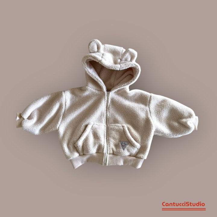 【予約】bear ear hood jumper  / cantucci studio (XS-XL)  귀도리