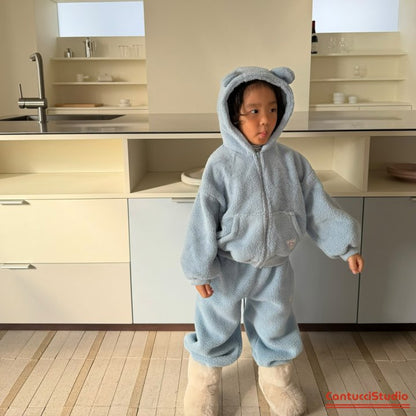 【予約】bear ear hood jumper  / cantucci studio (XS-XL)  귀도리