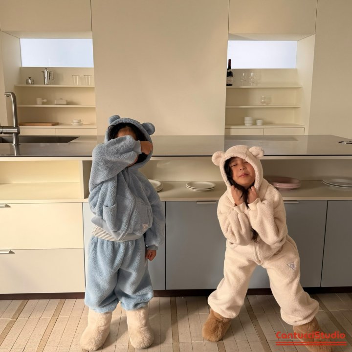 【予約】bear ear hood jumper  / cantucci studio (XS-XL)  귀도리