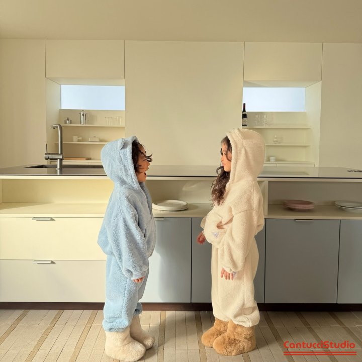 【予約】bear ear hood jumper  / cantucci studio (XS-XL)  귀도리