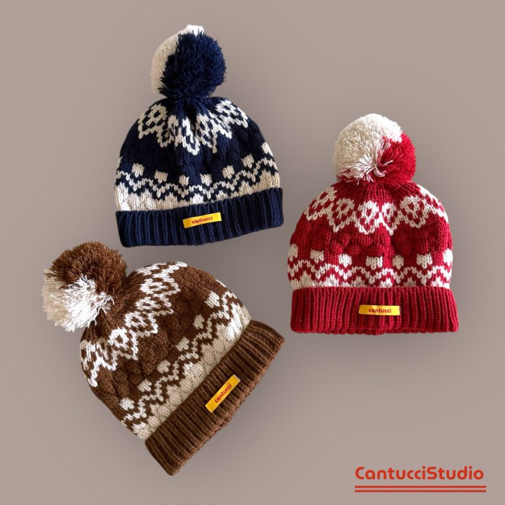 【予約】knit beanie  / cantucci studio (XS-XL)