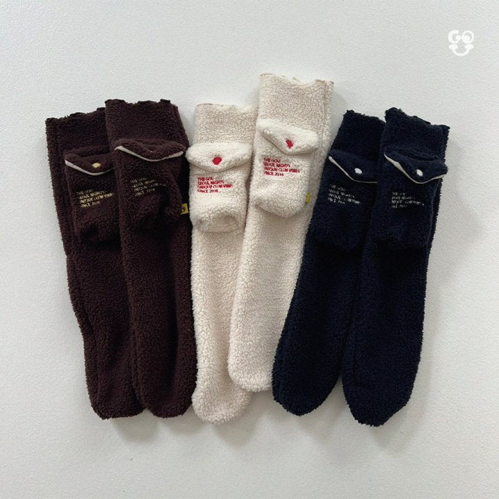 【予約】pocket knee socks /  gou