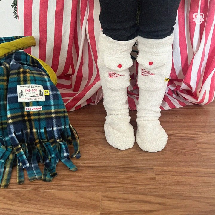 【予約】pocket knee socks /  gou