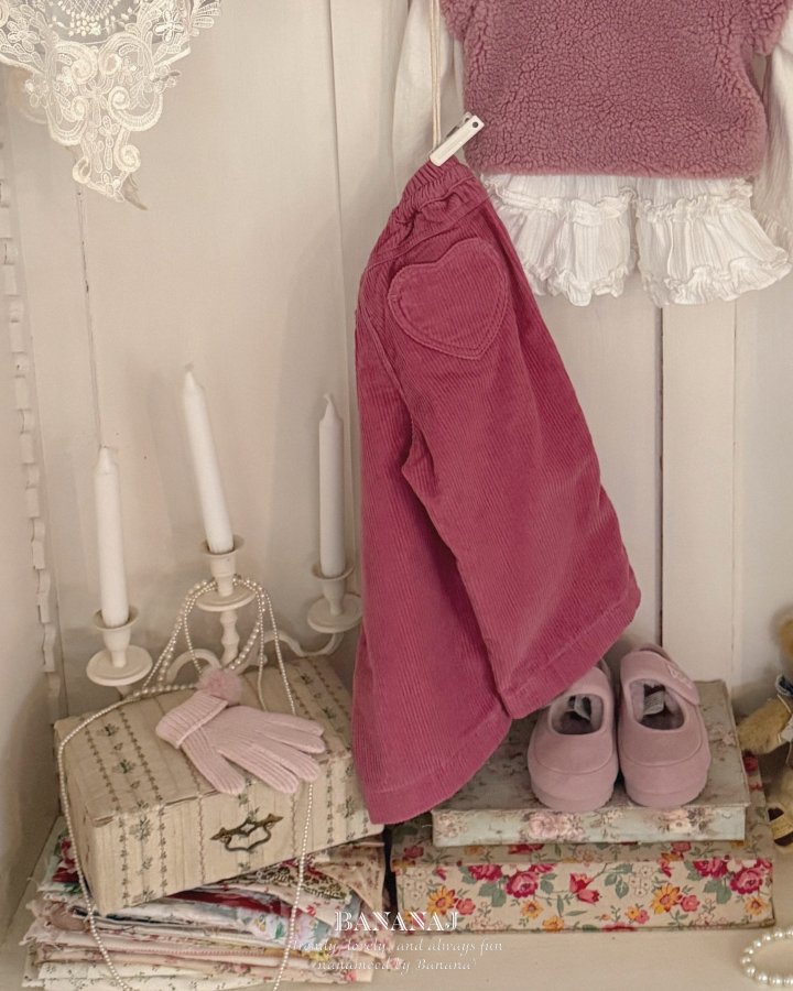 【予約】heart lucky pants / bananaj (XS-JS)