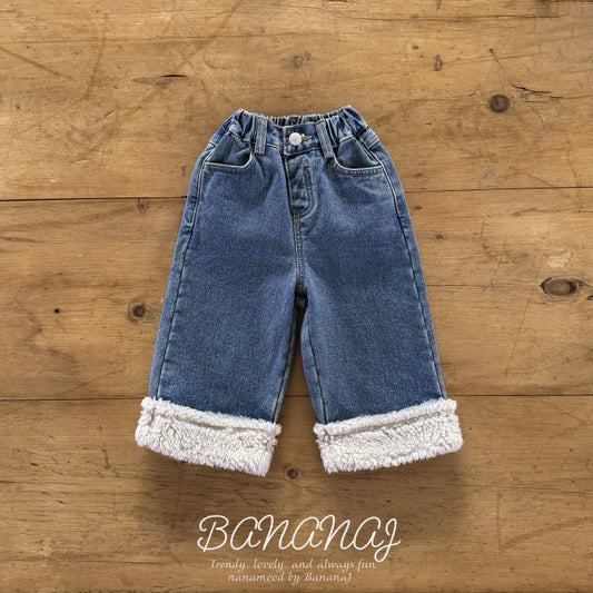 【予約】boa denim pants  / bananaj (XS-JS)