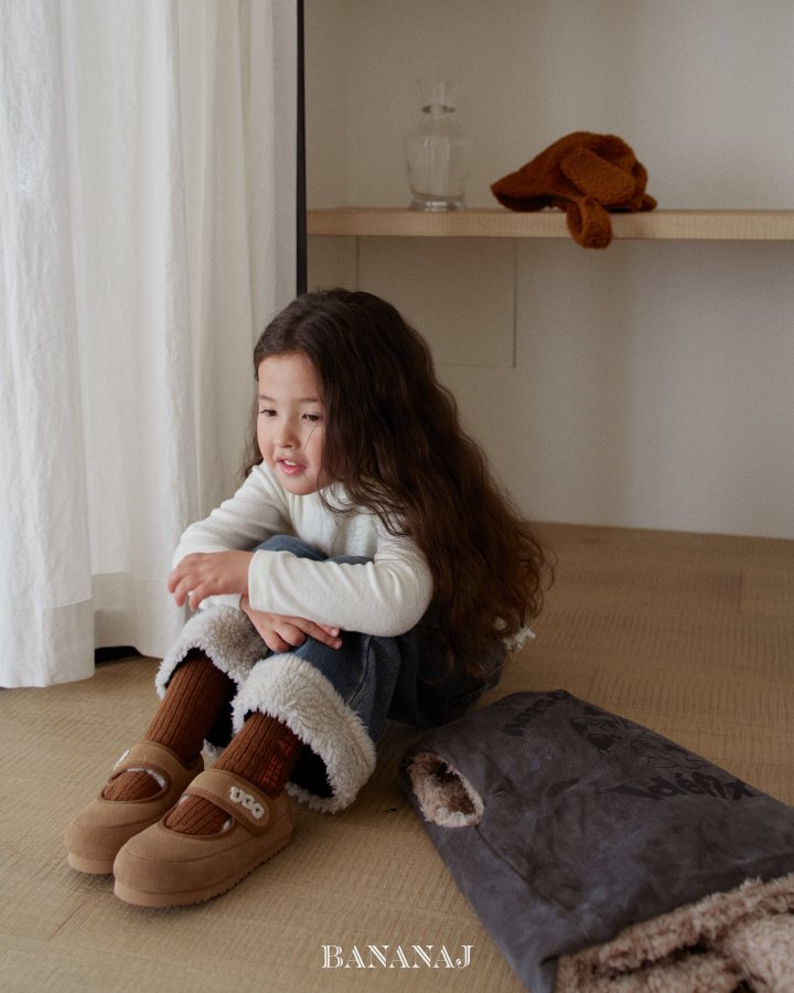 【予約】boa denim pants  / bananaj (XS-JS)