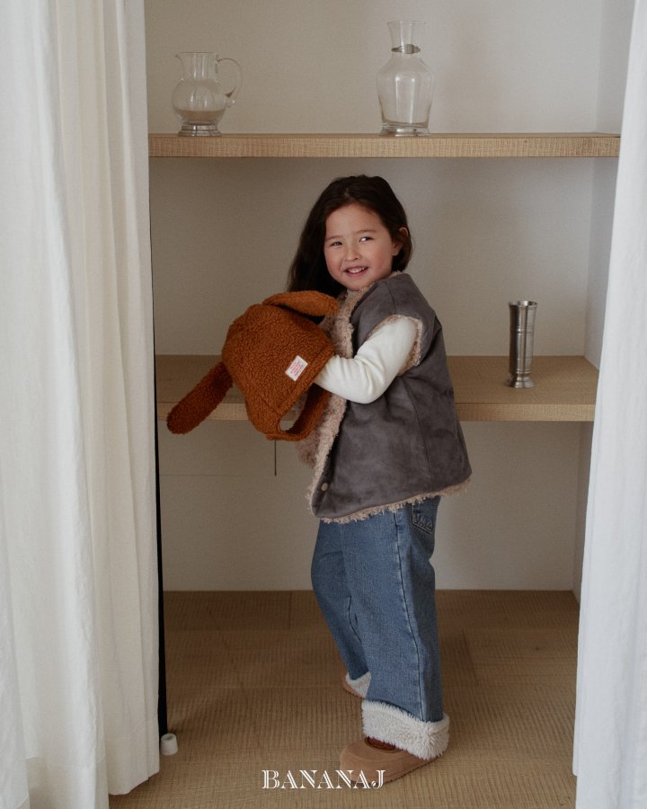 【予約】boa denim pants  / bananaj (XS-JS)