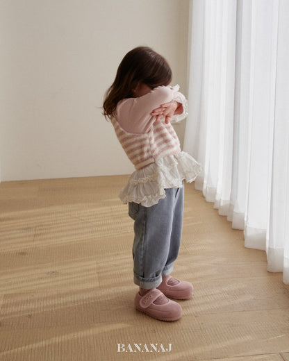 【予約】winter denim pants / bananaj (XS-JS)