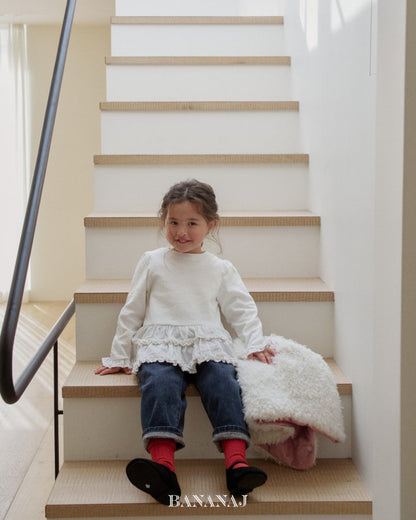 【予約】winter denim pants / bananaj (XS-JS)