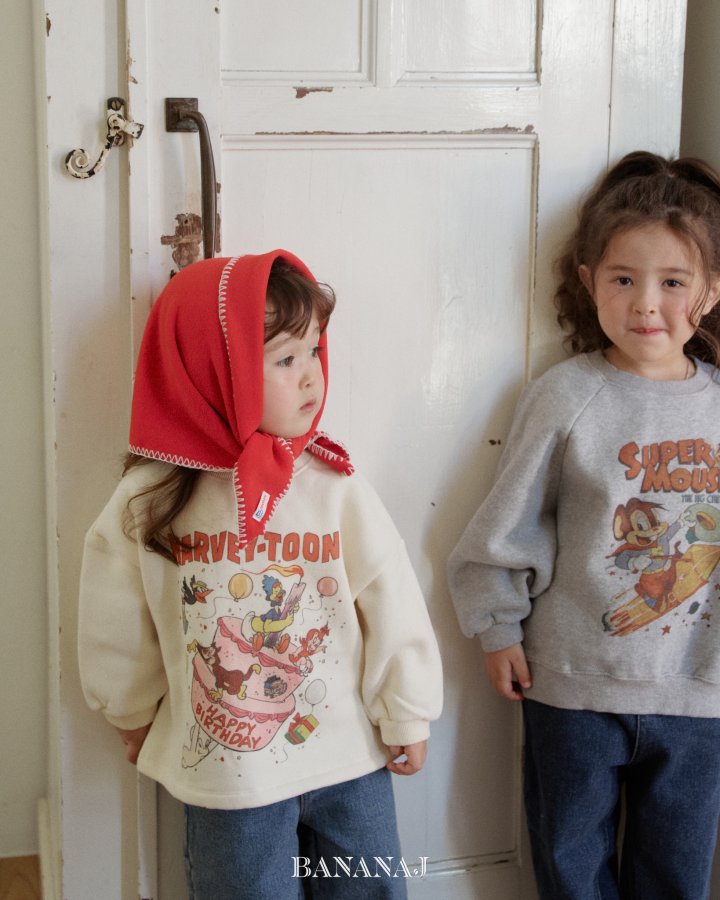 【予約】HARVEY TOON T / bananaj (XS-JS) 해피툰