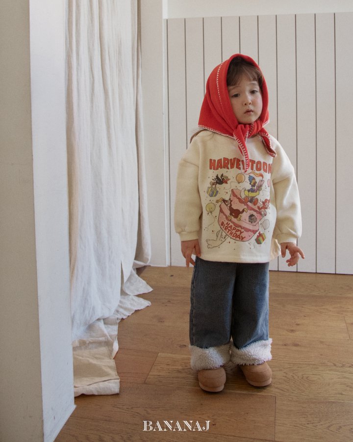 【予約】HARVEY TOON T / bananaj (XS-JS) 해피툰