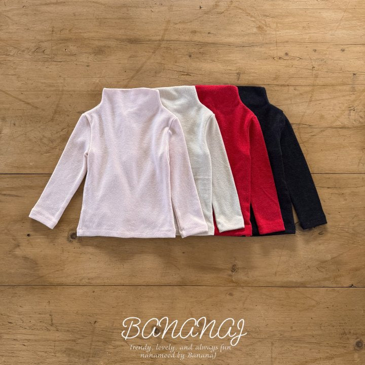 【予約】soft polo T  / bananaj (XS-JS)