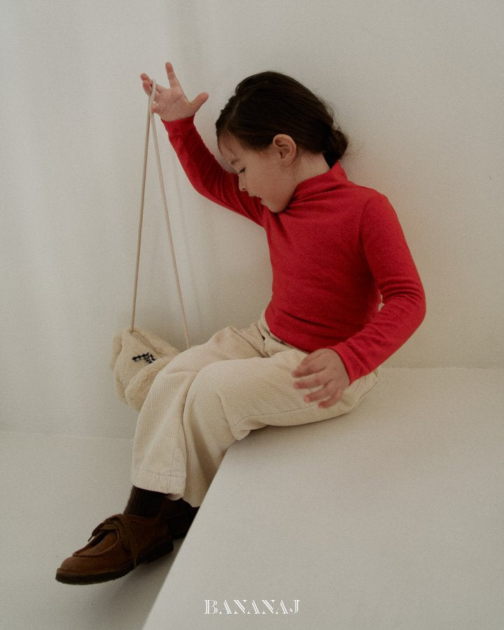 【予約】soft polo T  / bananaj (XS-JS)