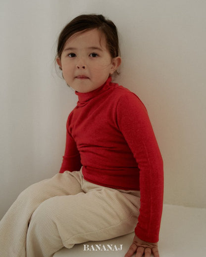 【予約】soft polo T  / bananaj (XS-JS)