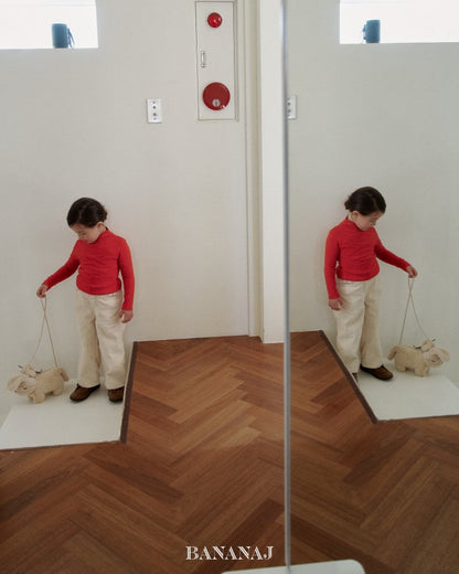 【予約】soft polo T  / bananaj (XS-JS)