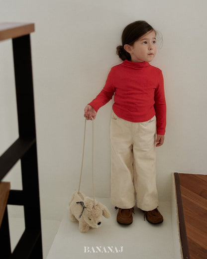 【予約】soft polo T  / bananaj (XS-JS)