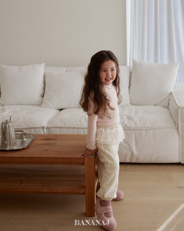 【予約】soft polo T  / bananaj (XS-JS)