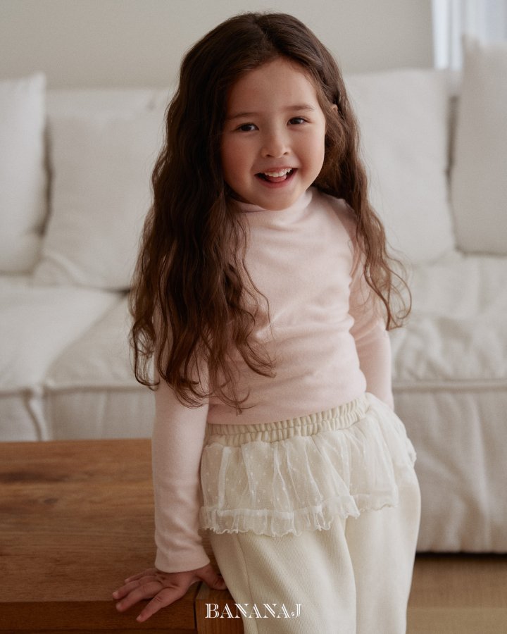 【予約】soft polo T  / bananaj (XS-JS)