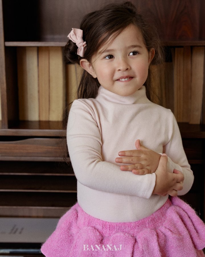 【予約】soft polo T  / bananaj (XS-JS)